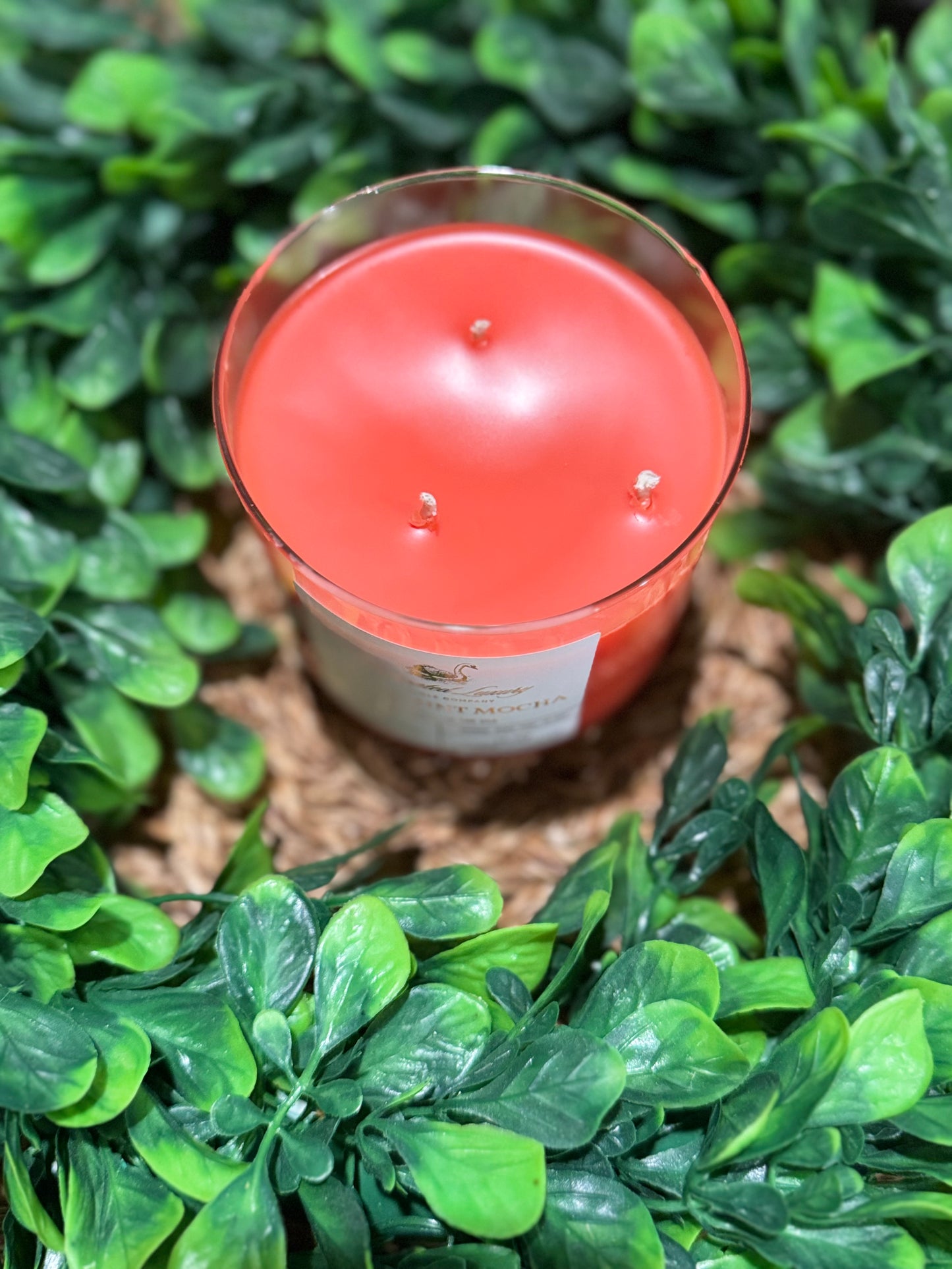 Peppermint Mocha Candle - Handmade Coco Apricot Wax Blend