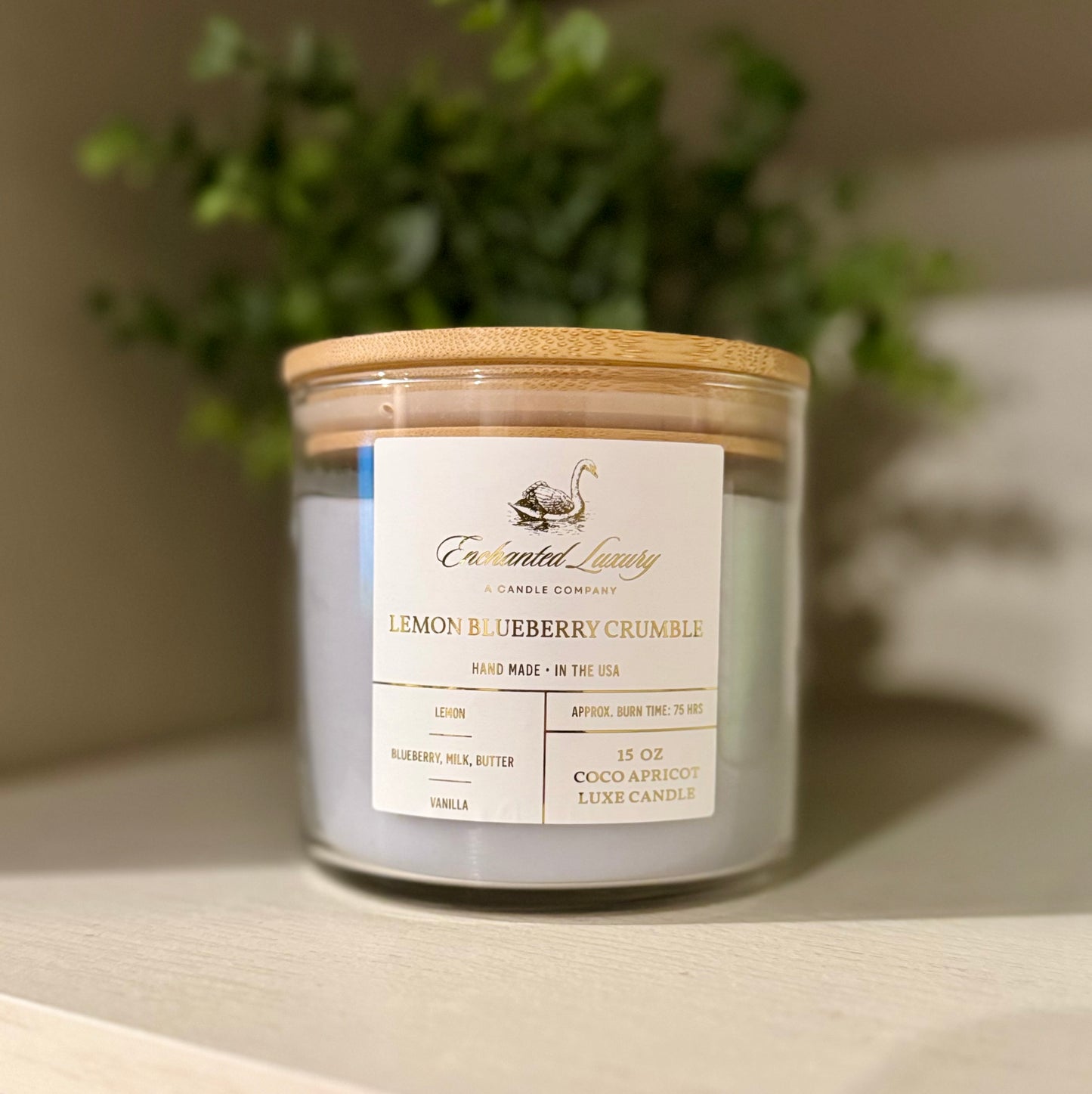 Lemon Blueberry Crumble - Handmade Coco Apricot Wax Blend