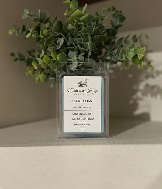 Azure Coast Coconut Apricot Luxe Wax Melt - Clean Burning, All-Natural, Enchanting Aroma