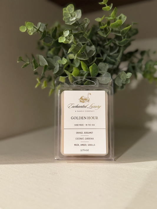 Golden Hour Coconut Apricot Luxe Wax Melt - Clean Burning, All-Natural, Enchanting Aroma (Copy)