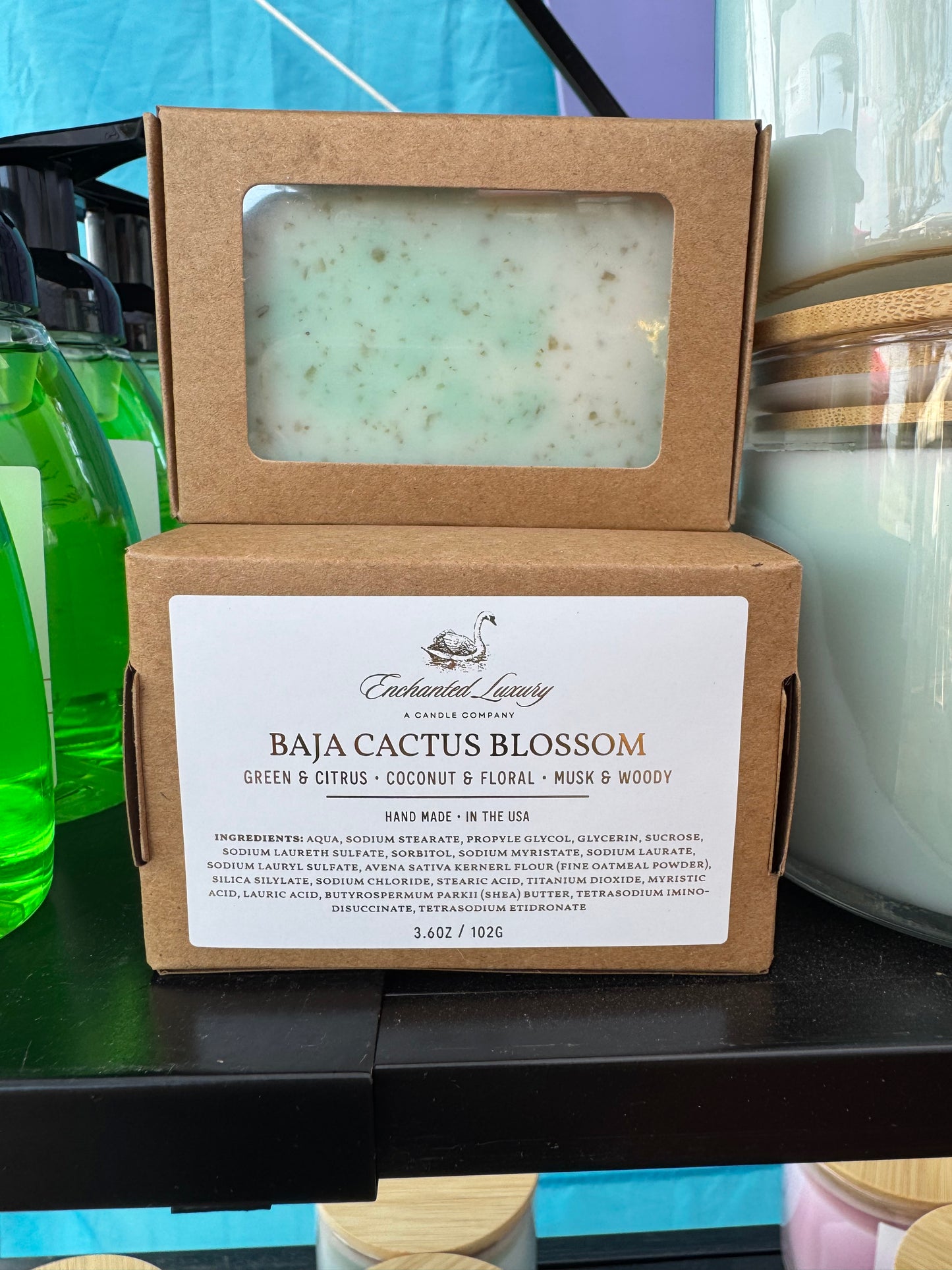 Baja Cactus Blossom - Handmade Oatmeal & Shea Butter Soap