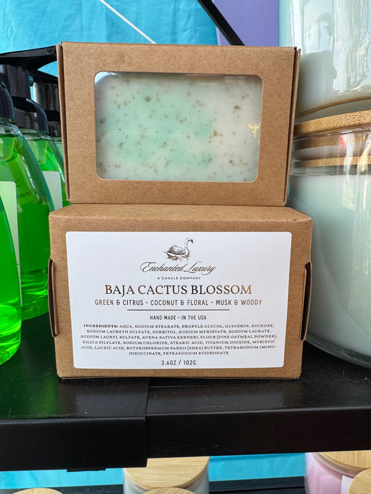 Baja Cactus Blossom - Handmade Oatmeal & Shea Butter Soap